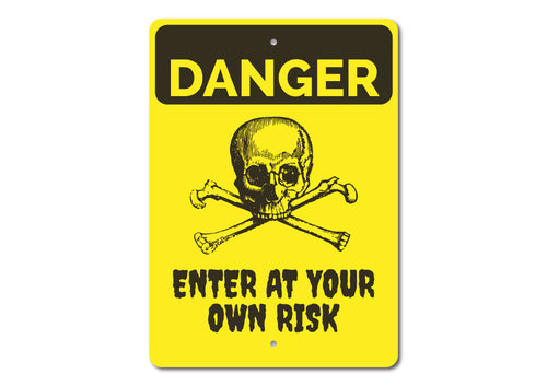 Halloween Danger Sign