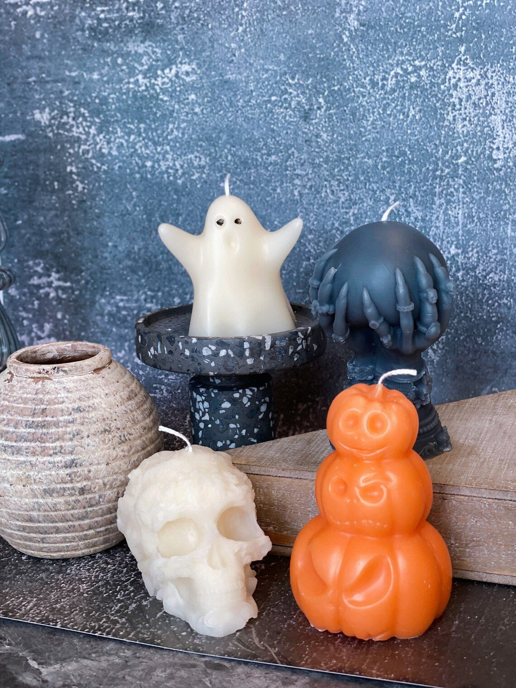 Ghost Candle | Halloween Decor