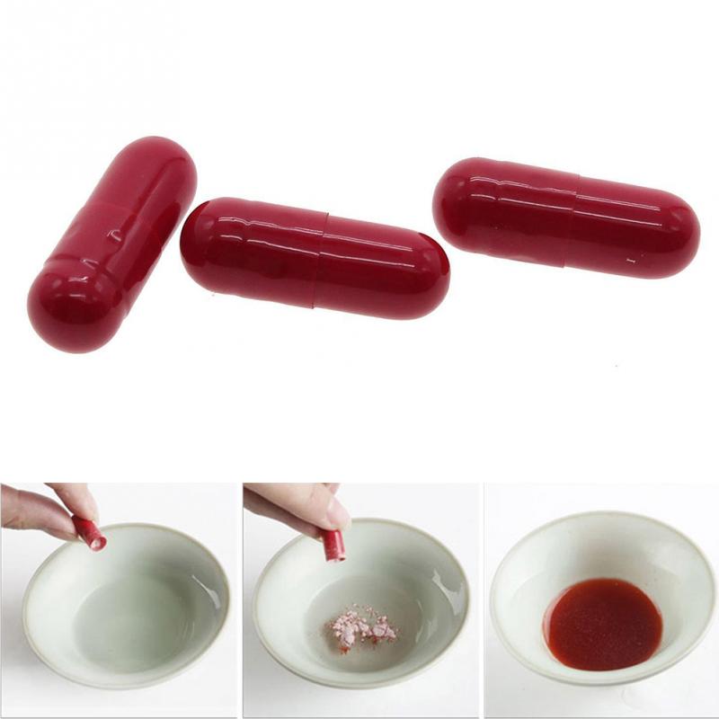 3Pcs Fake Blood Pill Vampire Halloween Prank