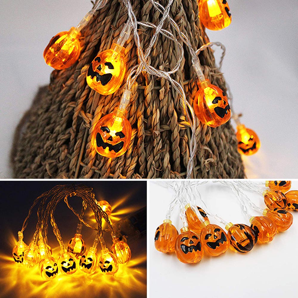 Halloween Decorative String Lights Pumpkin Ghost
