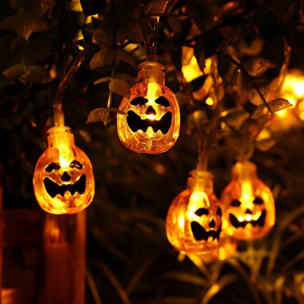 Halloween Decorative String Lights Pumpkin Ghost
